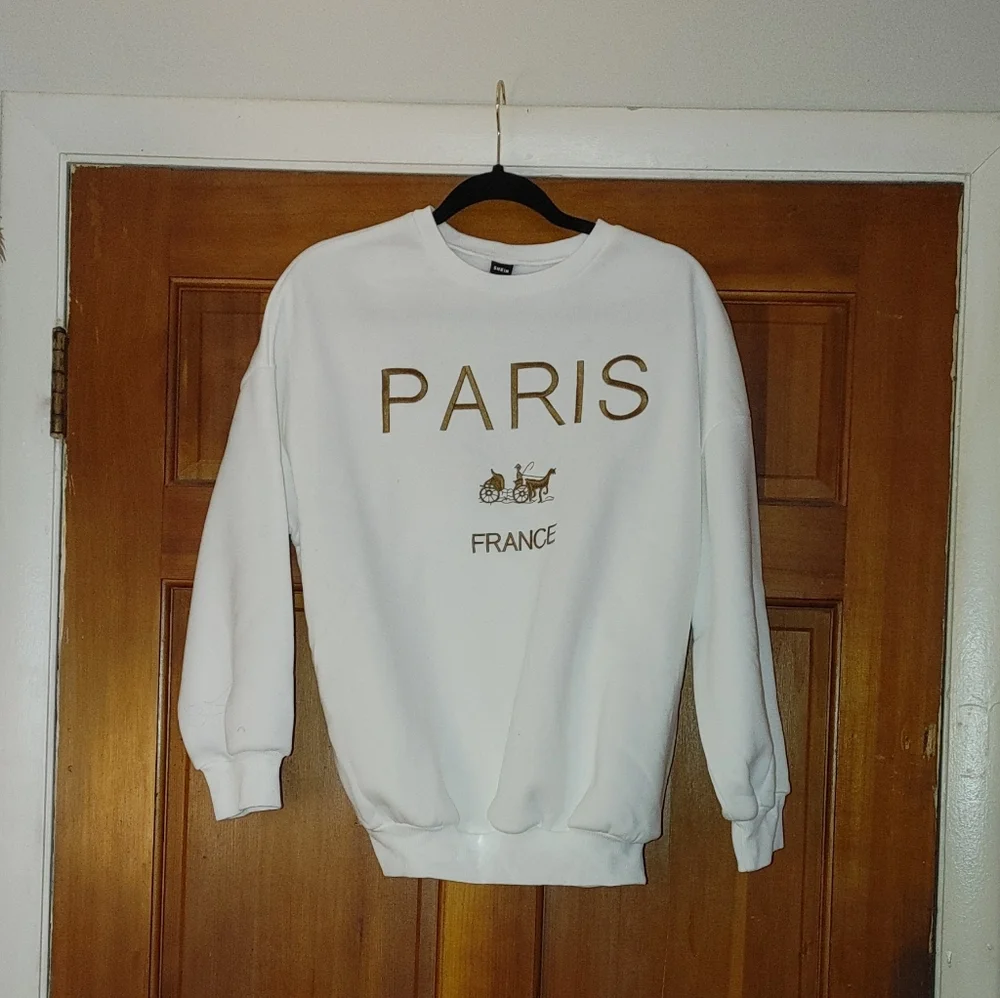 NWOT Shein Paris Sweatshirt - Picture 2 of 8